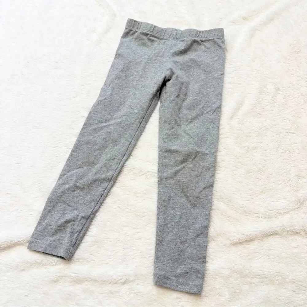 Children's Place Grey Leggings sz 4/5 Pull on Pants
